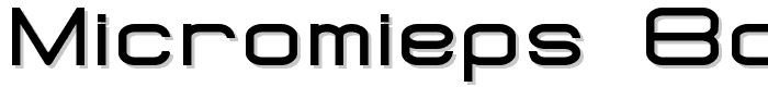 MicroMieps bold font